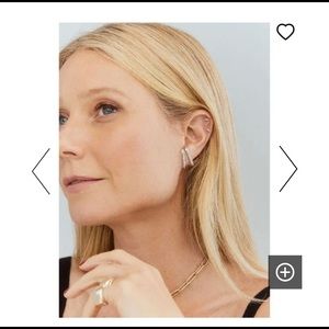 GOOP brand Fiene Yellow Gold and Pave Earcuff